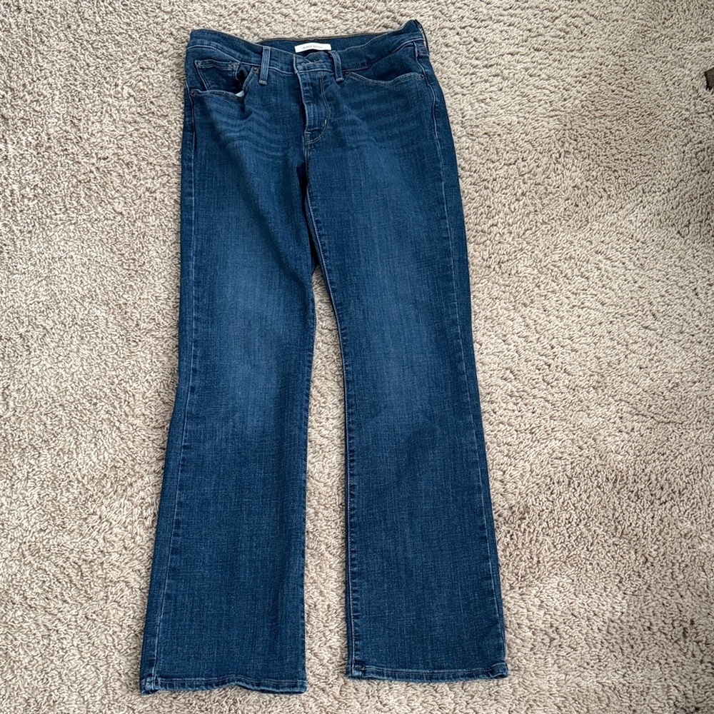 Levi's Dark Blue Flare Jeans
